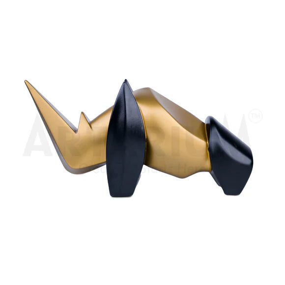 Abstract Art Rhino Figurine