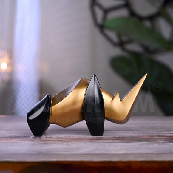 Abstract Art Rhino Figurine