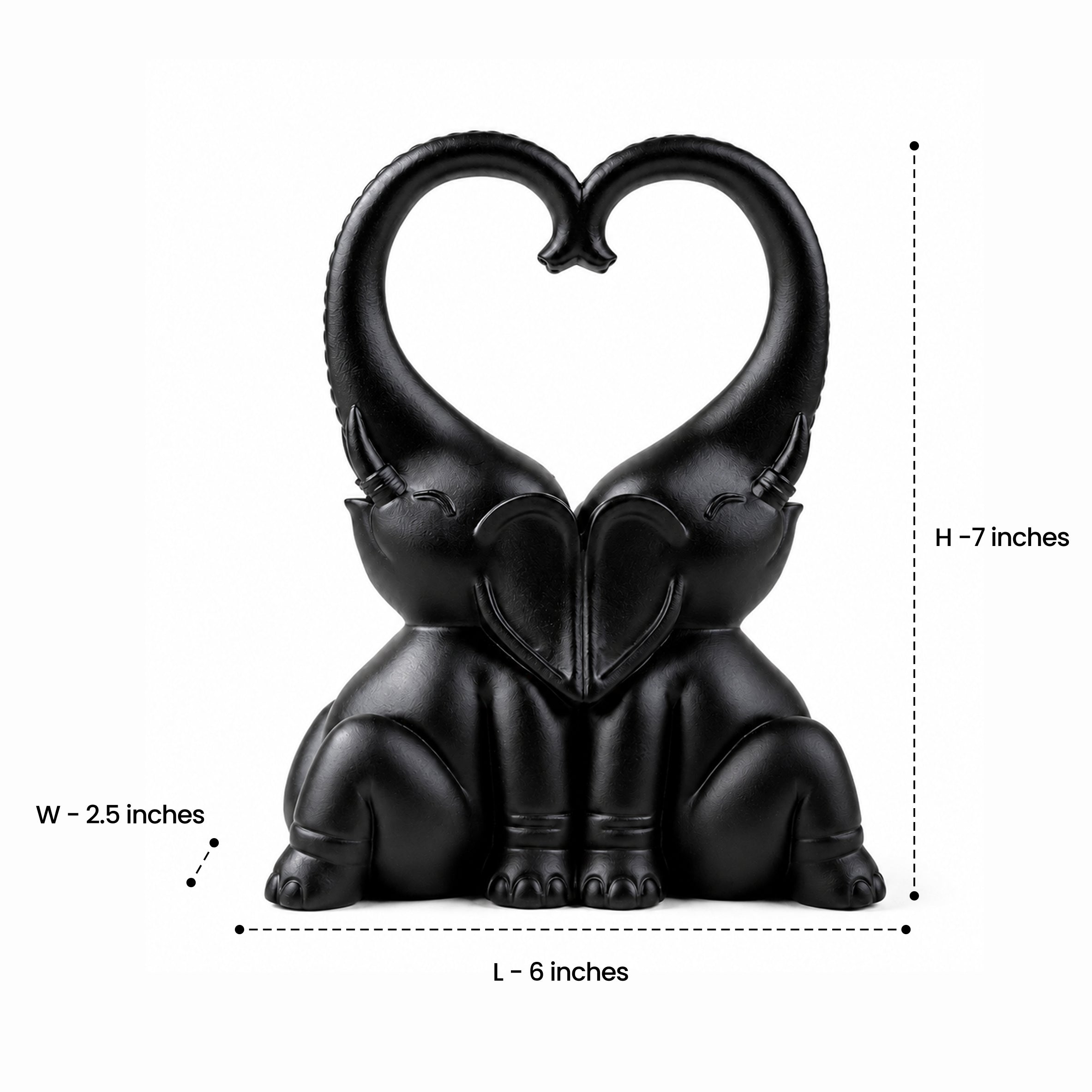Heart of Harmony Elephant Sculpture
