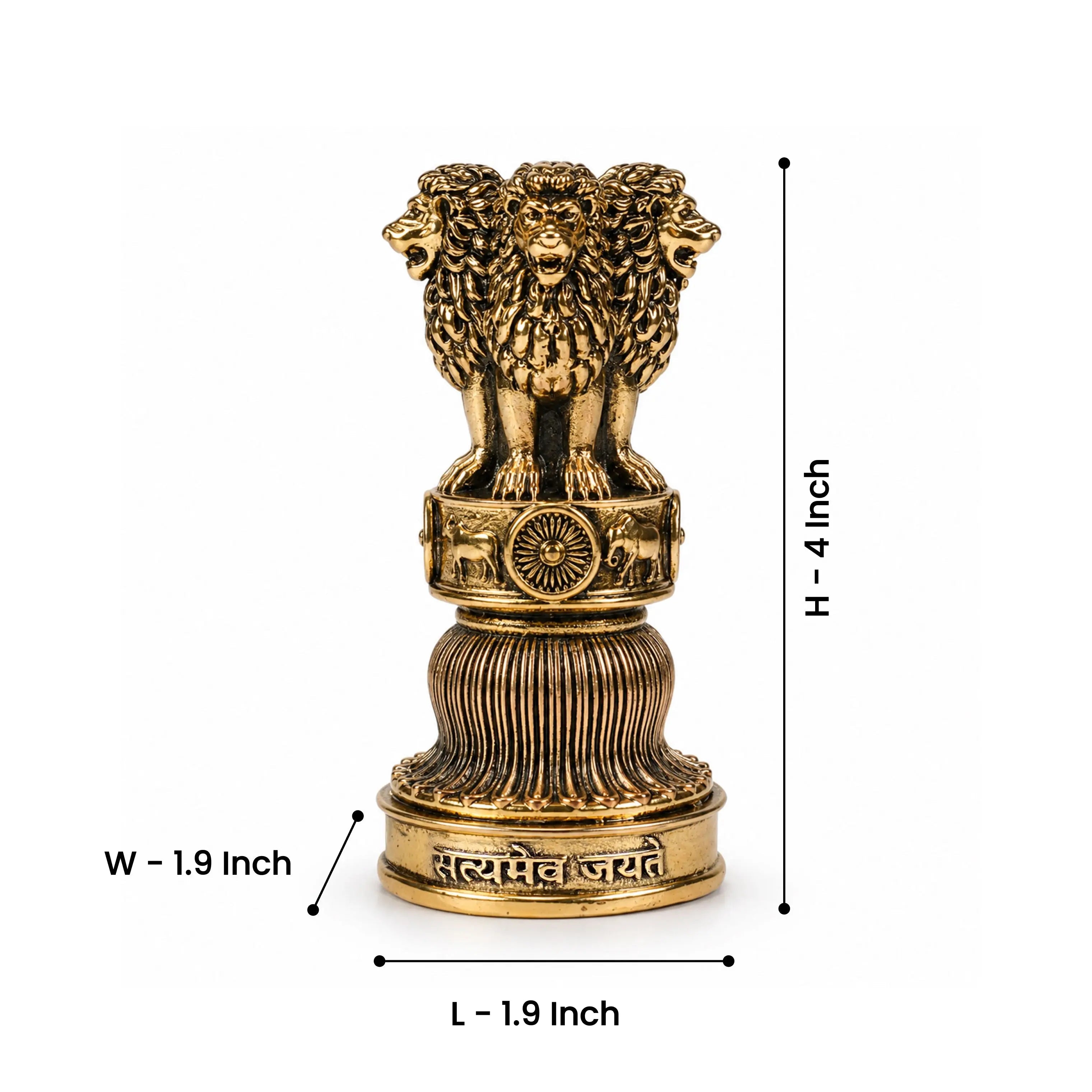 Ashok Stambh Brass Plated