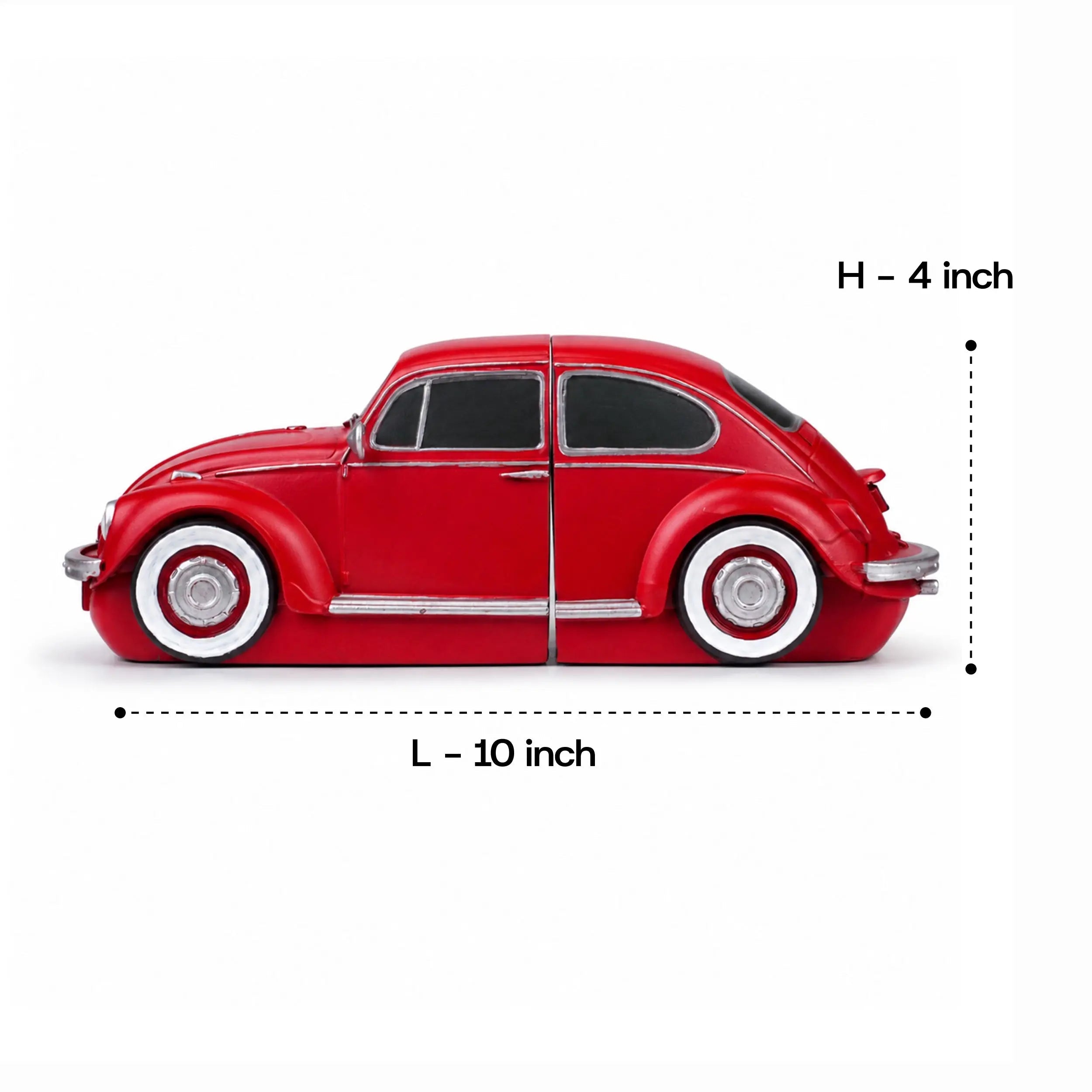 Classic VW Beetle Car Bookends
