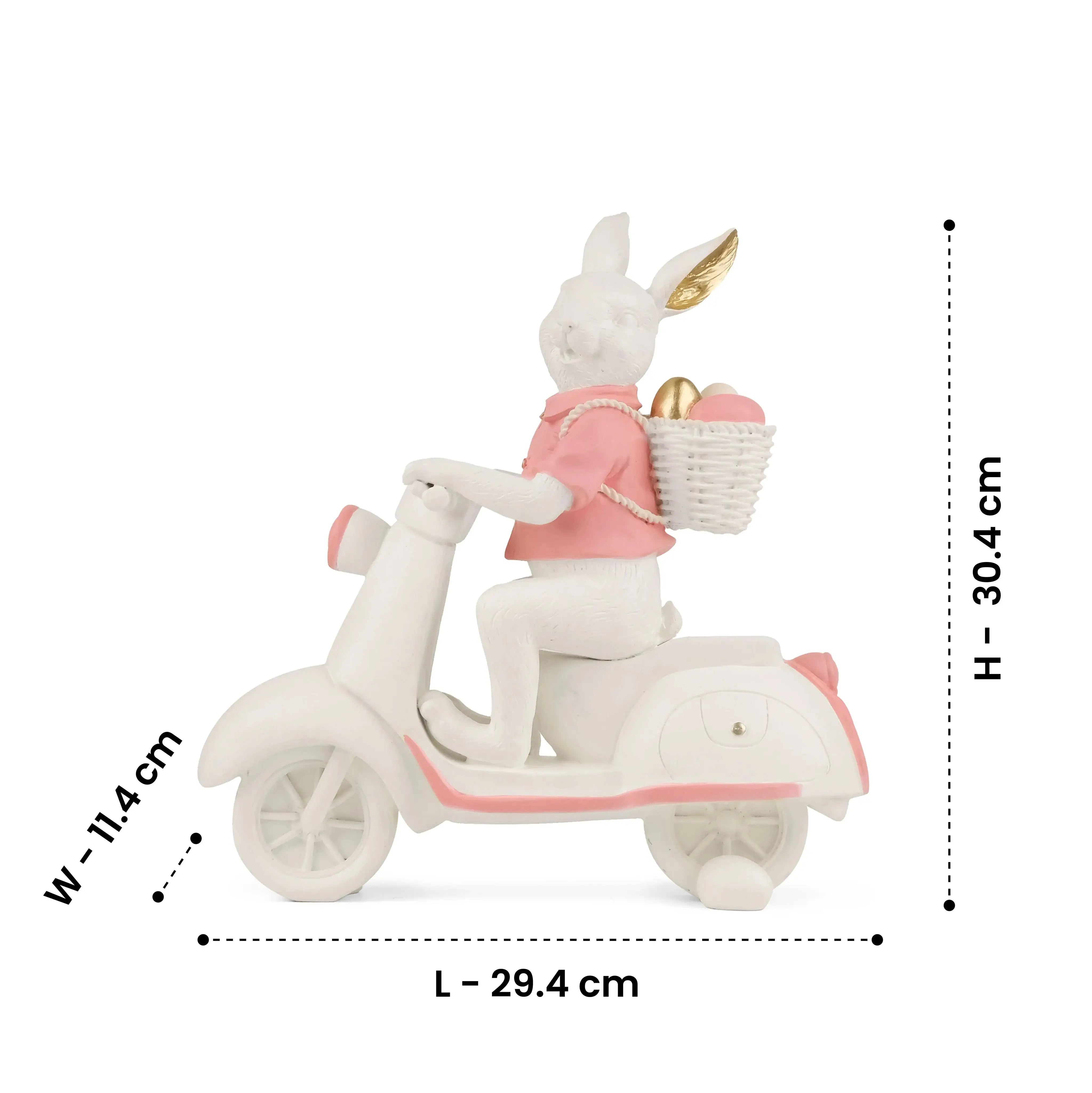 Whiskers on the Move - Bunny Figurine