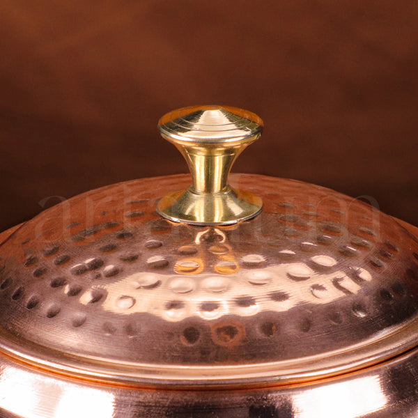 Antique Copper Water Dispenser With Lid (8 litres)