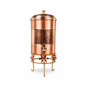Semi-Hammered Copper Water Dispenser 
