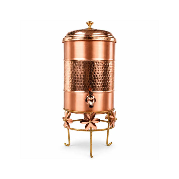 Semi-Hammered Copper Water Dispenser 