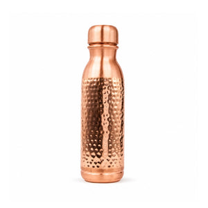 Ayurveda-Inspired Hammered Copper Bottle 