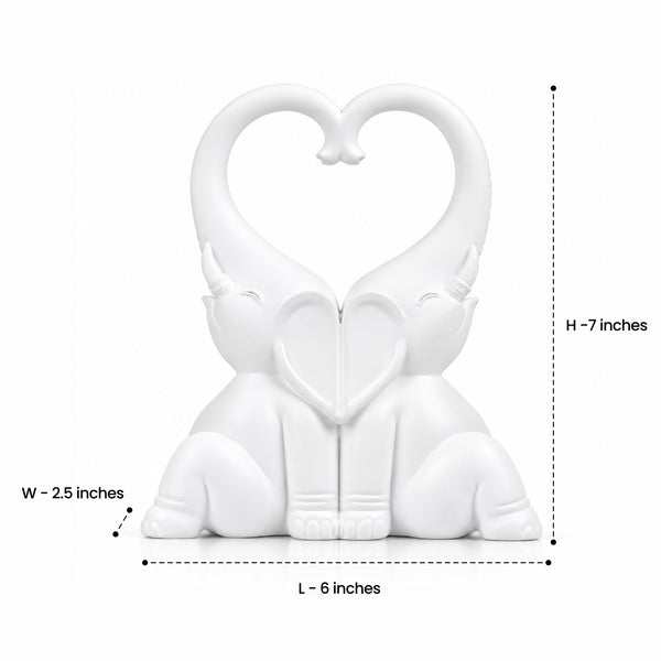 Heart of Harmony Elephant Sculpture 
