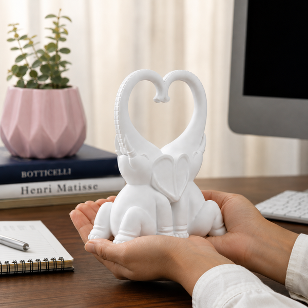 Heart of Harmony Elephant Sculpture 