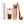 Hammered Copper Bottle Complete Set 