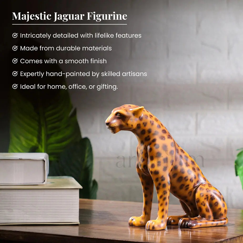 Majestic Jaguar Figurine