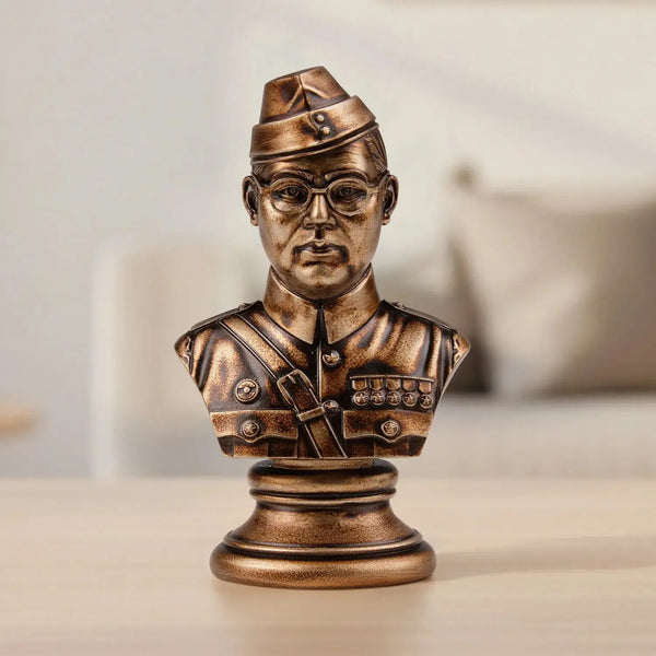 Subhas Chandra Bose Car Dashboard Idol