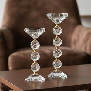 Crystal Orbs - Candle Holder