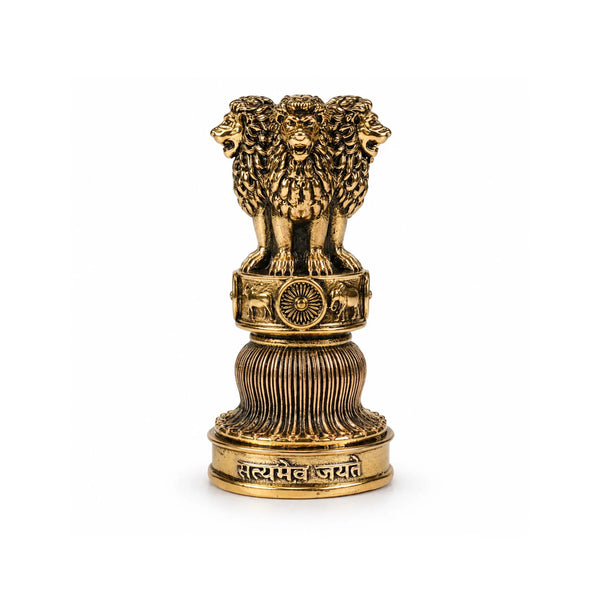 Ashok Stambh Brass Plated 