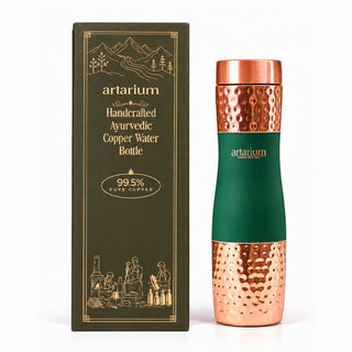 Hammered Copper Bottle with premium packaging