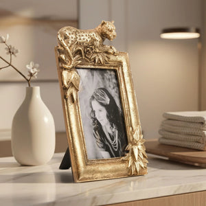 Wild Majesty - Vintage/Antique Leopard Frame