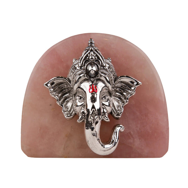 Vakratunda: Ganesha Silver-Plated Idol 