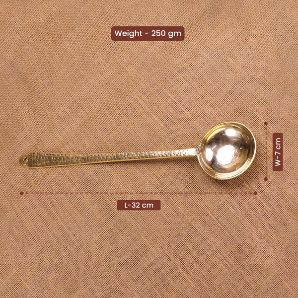 Pure Brass Handcrafted Ladle/Scoop