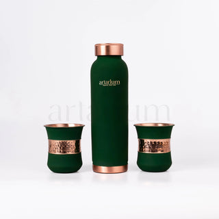 Copper Bottle with Cups Artarium