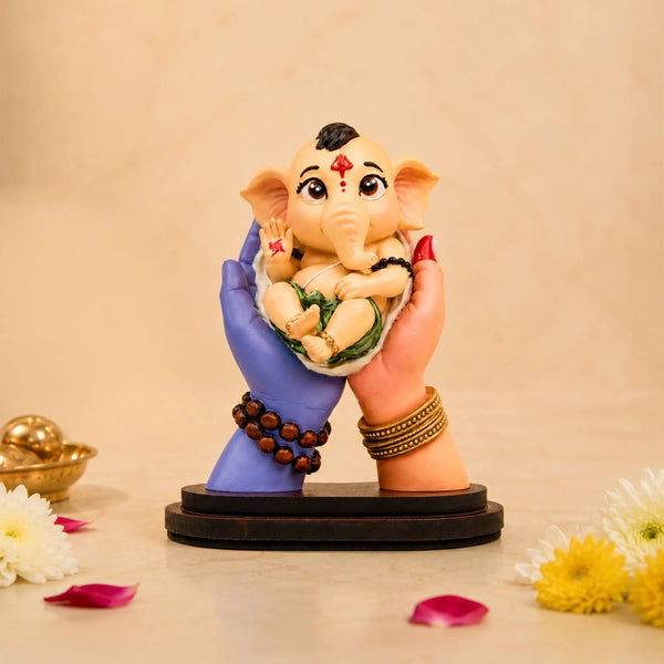 Bal Heramba Ganesha Idol Car Dashboard 