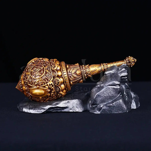 Lord Hanuman Gada Idol Car Dashboard theartarium