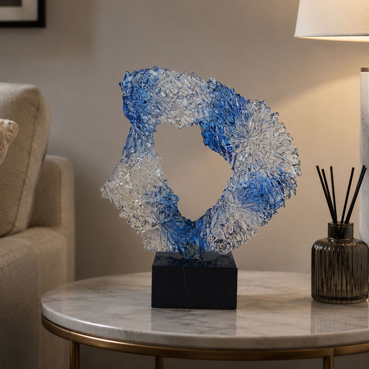 Frozen Wave: Ocean-Inspired Sculpture