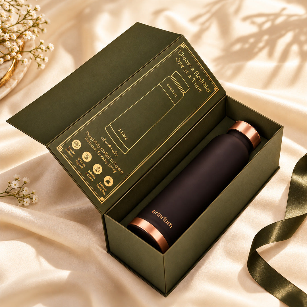 Eco-Friendly Copper Bottle with Premium Packaging