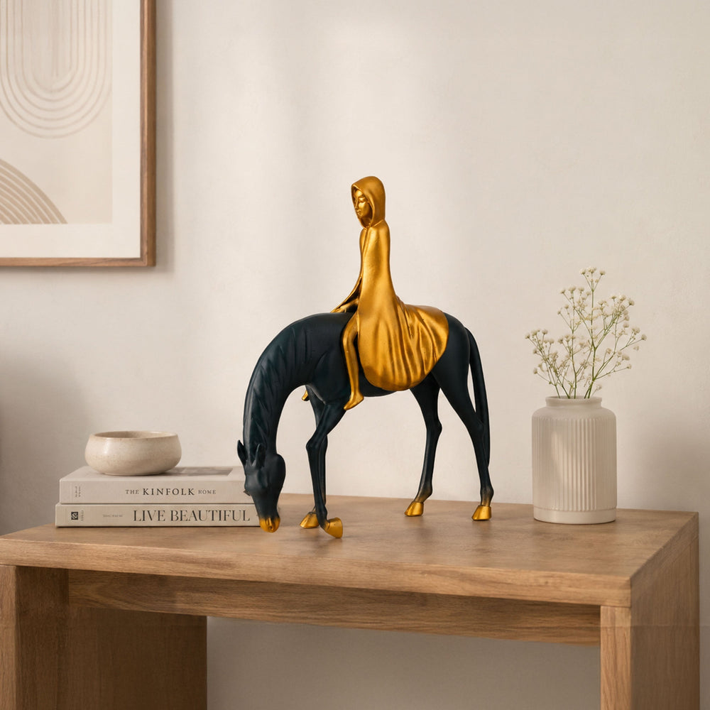 The Majestic Rider Horse Figurine 