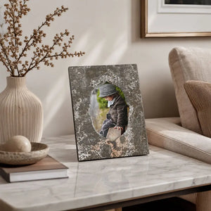 Emperador Marble Photo Frame 