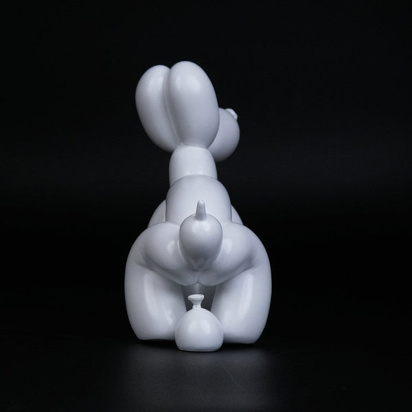 Poo Balloon Dog Statue 