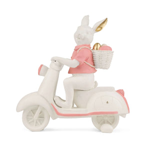 Whiskers on the Move - Bunny Figurine