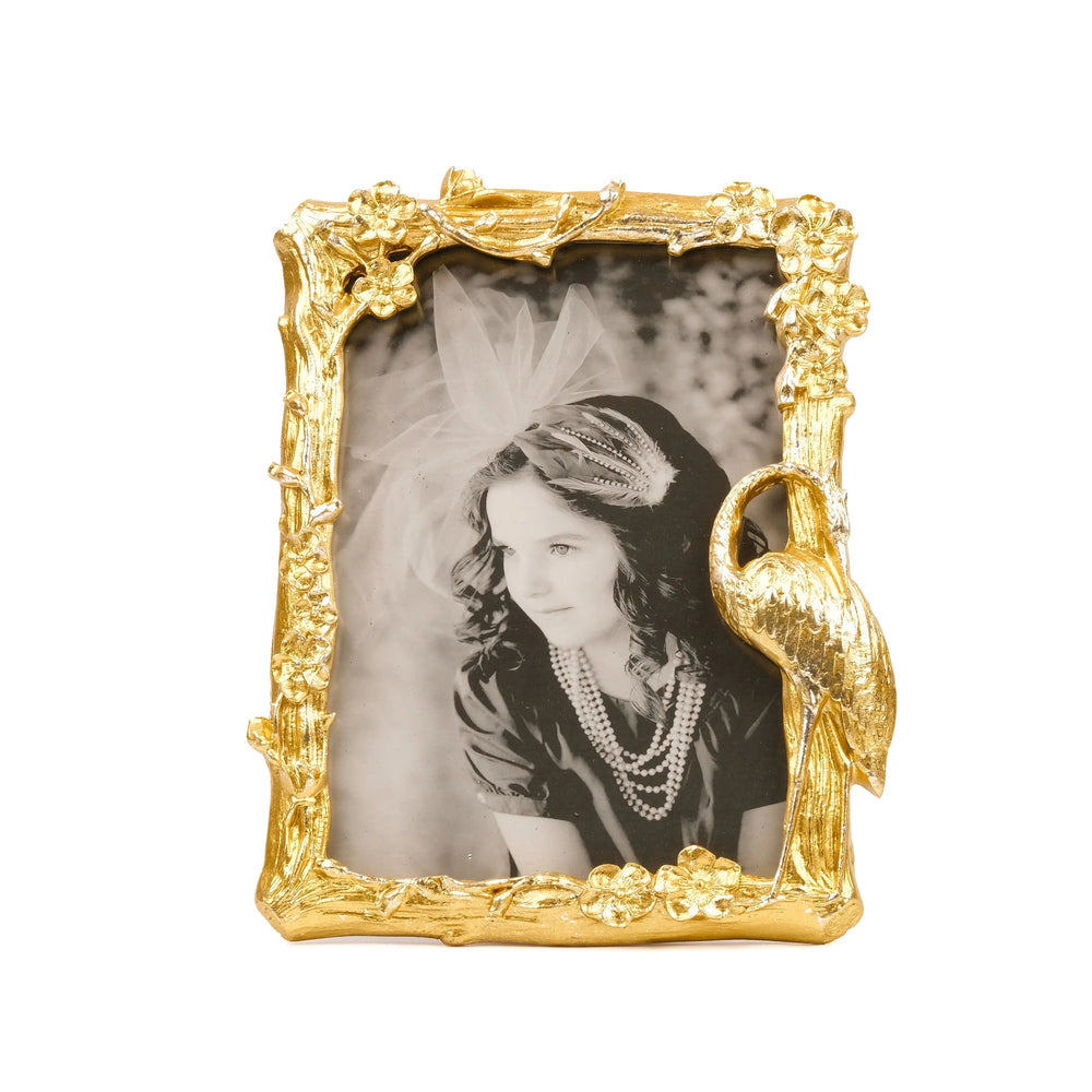 Crane of Fortune - Antique Bird Frame