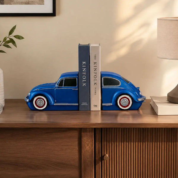 Classic VW Beetle Car Bookends 