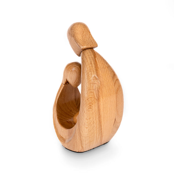 Wooden Family Figurine