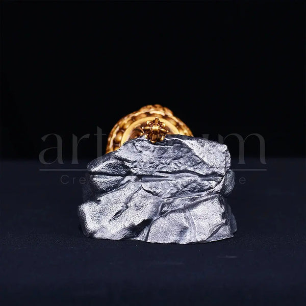 Lord Hanuman Gada Idol Car Dashboard theartarium