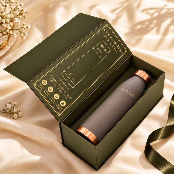 Eco-Friendly Copper Bottle with Premium Packaging