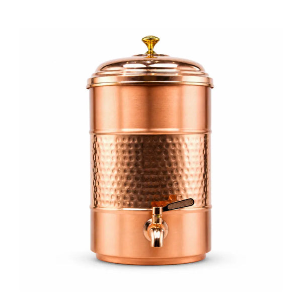 Semi-Hammered Copper Water Dispenser 