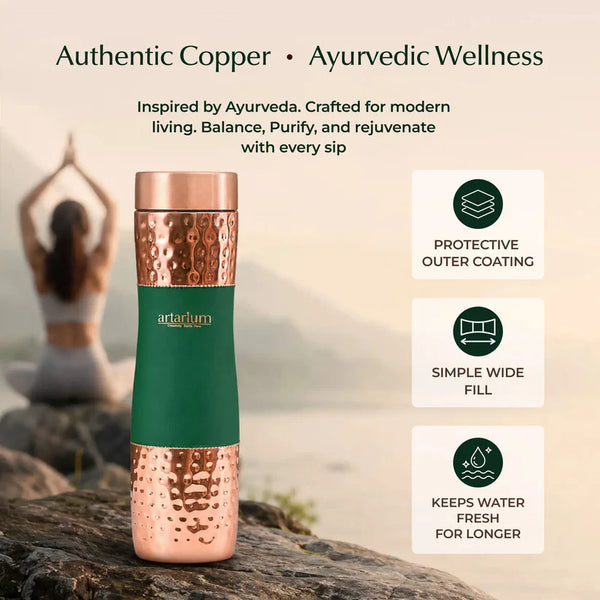 Hammered Copper Bottle