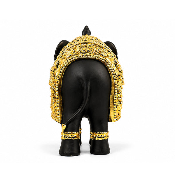 Royal Elephant Gold Plated Statue 