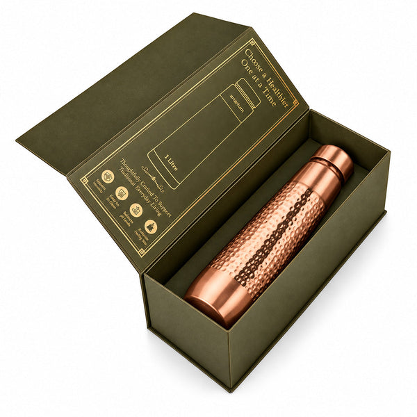 AyurVian Wellness Copper Bottle with Premium Packaging