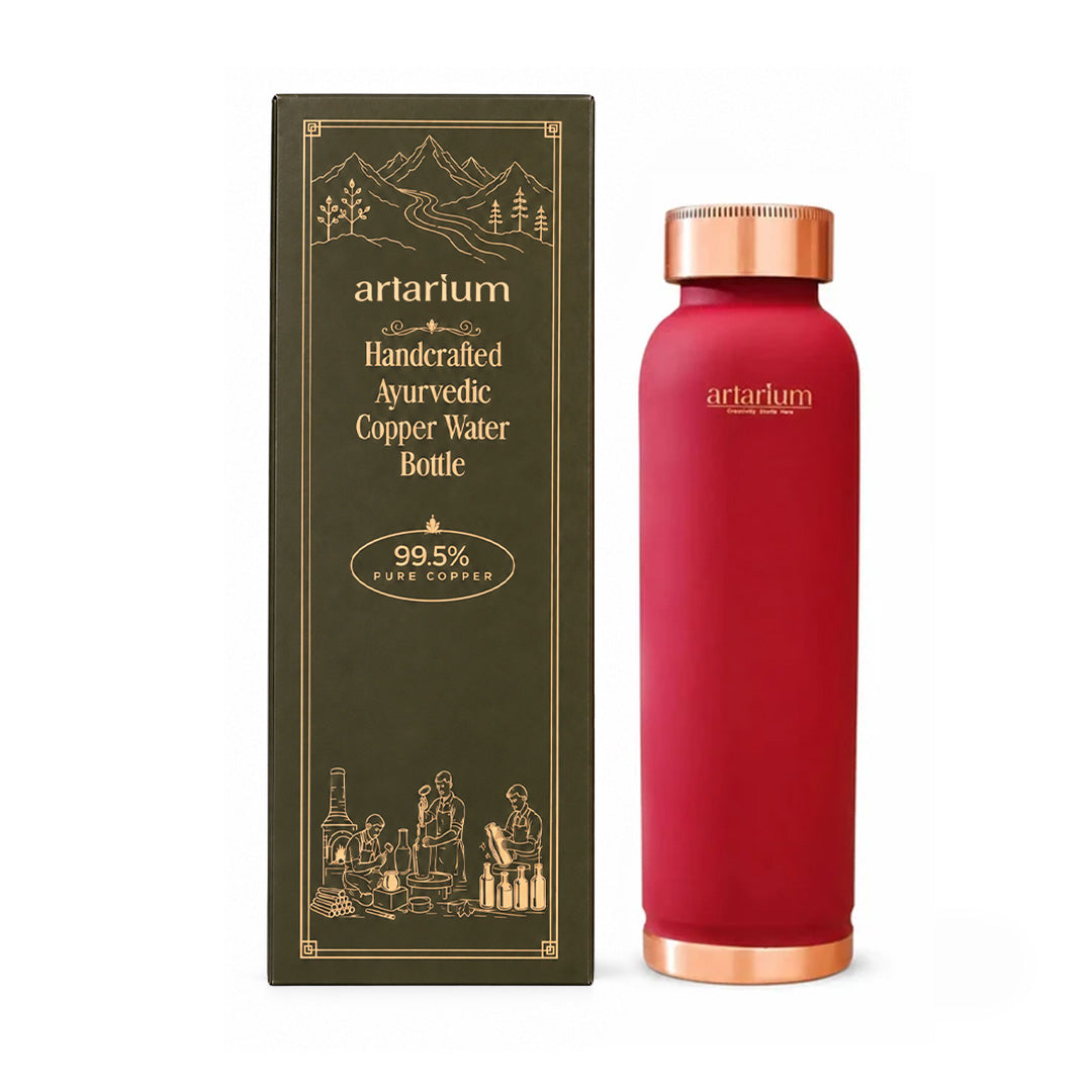 Copper Bottle 1-liter with Premium Packaging
