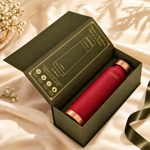Copper Bottle 1-liter with Premium Packaging