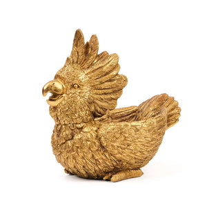 Call of the Tropics - Antique Parrot Figurine