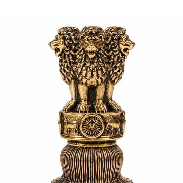 Ashok Stambh Brass Plated 