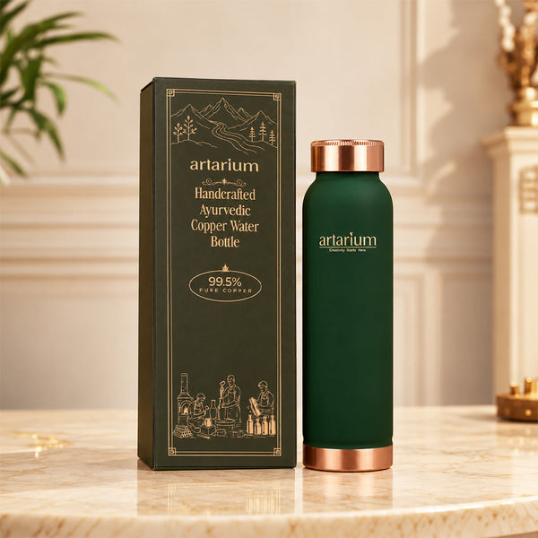 Copper Bottle 1-liter with Premium Packaging