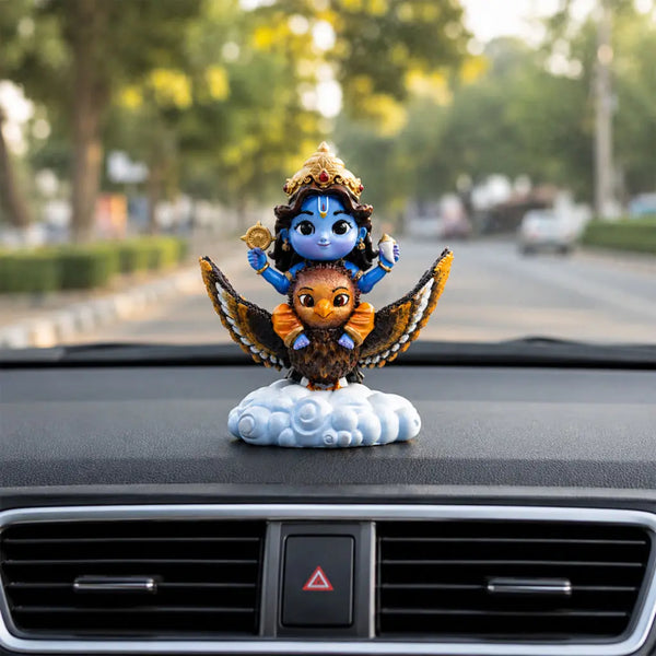 Bal Vishnu Garuda Car Dashboard 