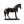 Black Gallop - Horse Figurine