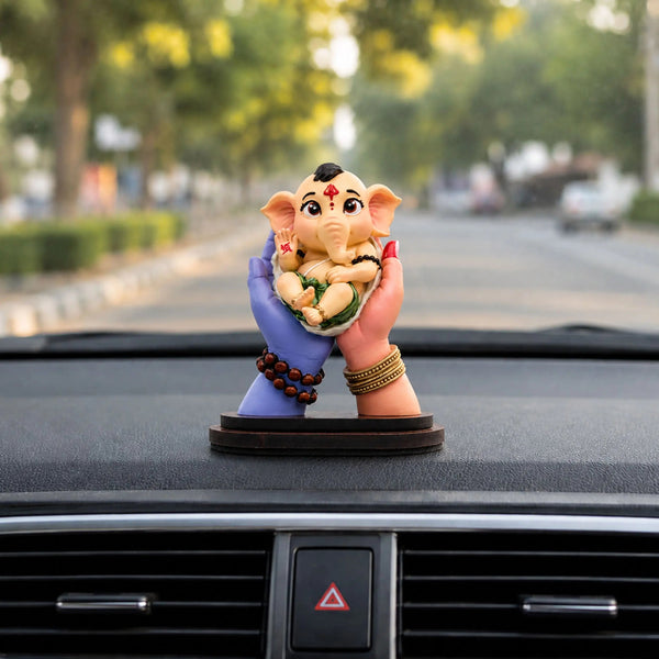 Bal Heramba Ganesha Idol Car Dashboard 