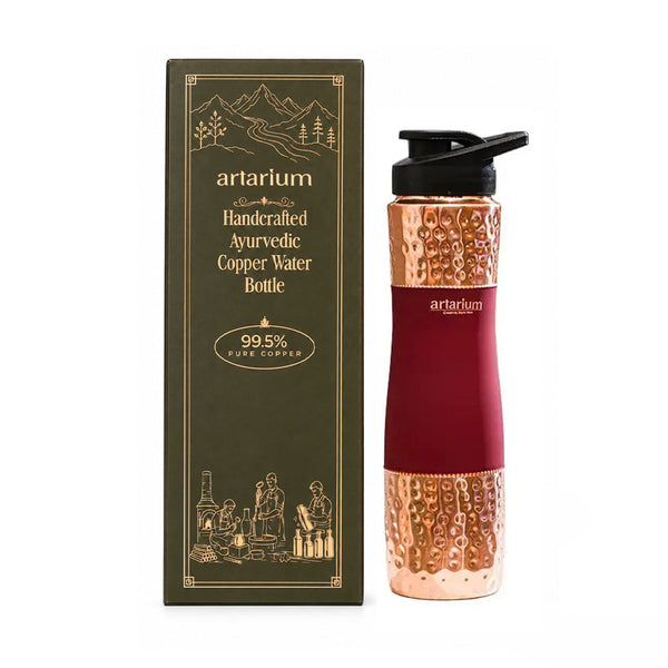 Copper Sipper Bottle with premium packaging