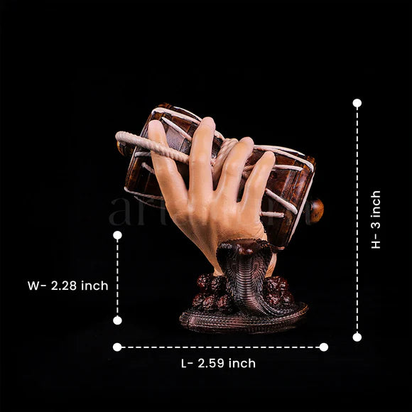 Shiv Damru Car Dashboard