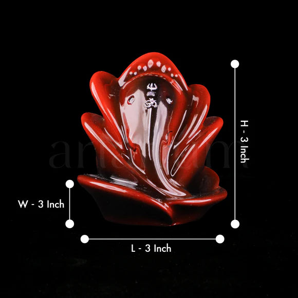 Rose Ganesha Car Dashboard